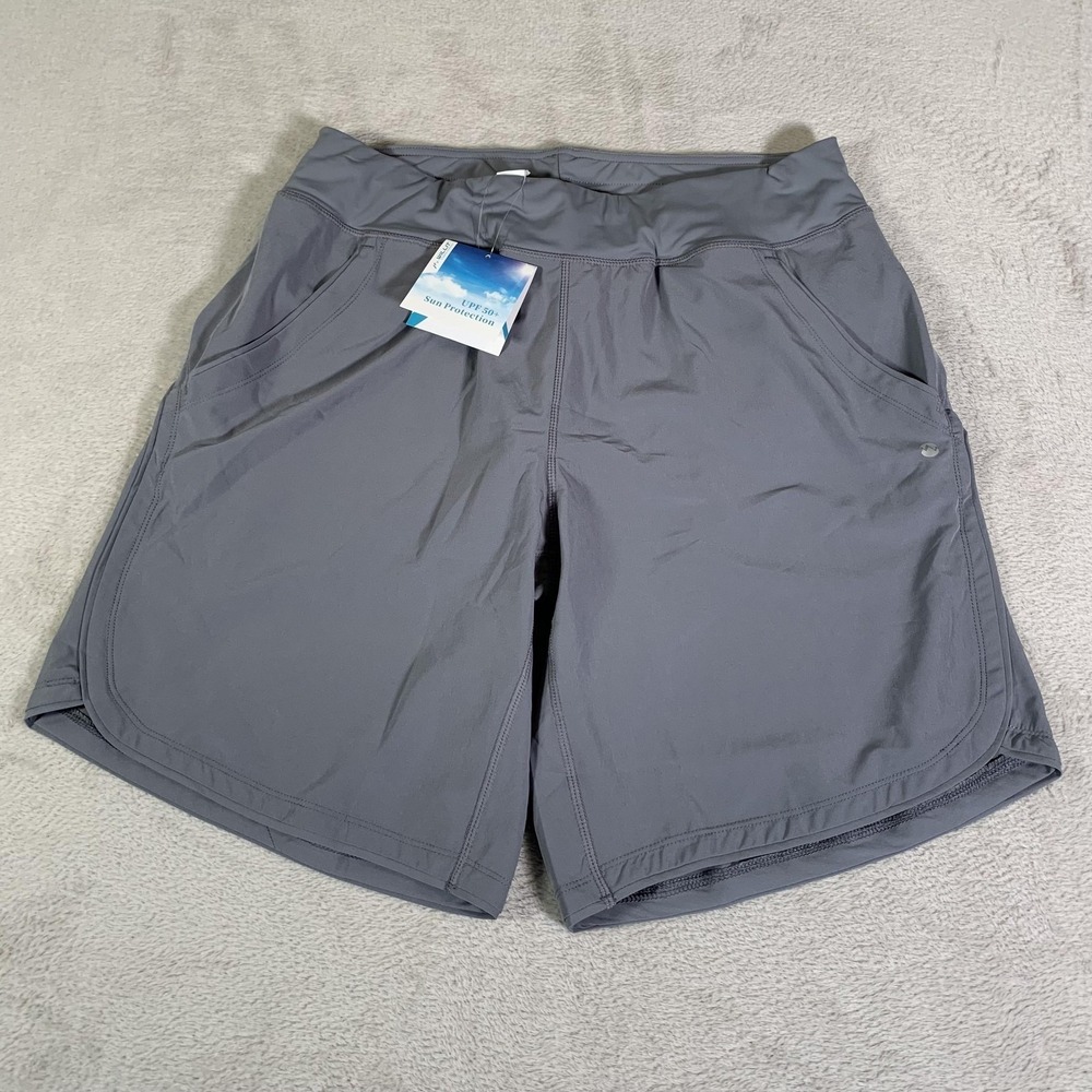 Willit Shorts Womens Size 8 Gray 9" Inseam UPF 50+ Quick Dry Stretch Hiking NEW
